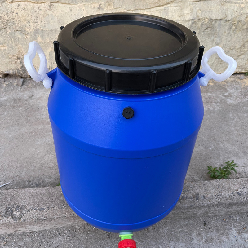 堆肥発酵バレル、プラスチックバレル、厚くて耐久性のある酵素バレル、化学バレル、蛇口付き貯水バレル、堆肥バレル、大型|undefined