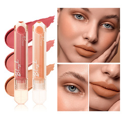 Pudaier soft matte liquid blush natural contouring rouge powder single color nude makeup blush stick foreign trade wholesale