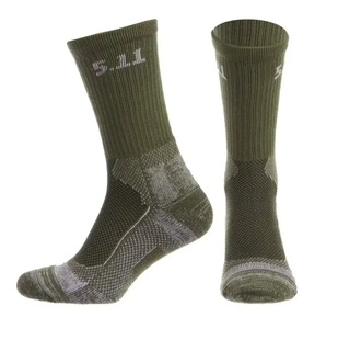 Demi-season ski climbing socks for men and women, towel for hiking, mid-length, increased thickness