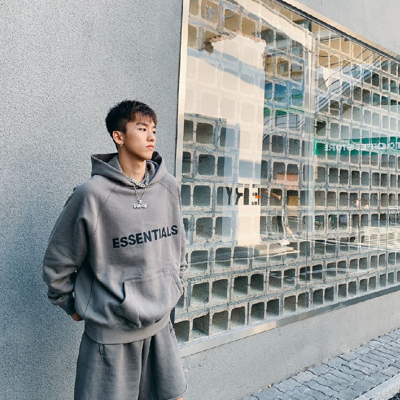 FOG multi-thread ESSENTIALS HHH sudadera con letras en el pecho sudadera con capucha de moda de venta al por menor para hombres y mujeres