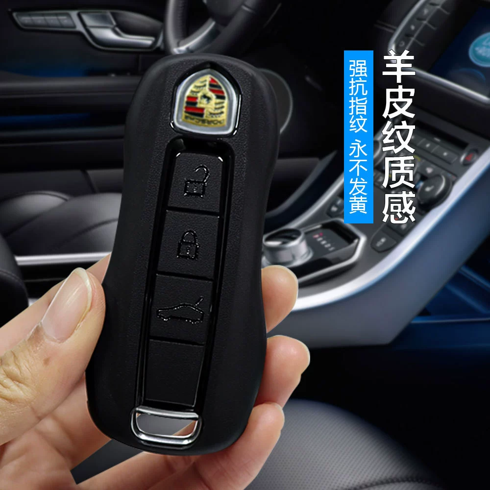 Применимо Porsche Keyer Cayenne 718taycan для мужчин и женщин Paramera 911macan Прозрачный чехол для ключей