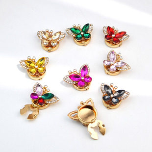 Rhinestone button cover manufacturers cross-border shirt cufflinks clothing accessories diamond button set