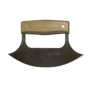 Stainless steel small machete snowflake crisp nougat curved cutter nougat special butter cutter dough pizza