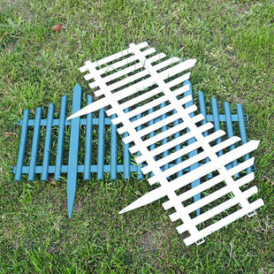 Plastic Fence European-Style Fence Outdoor Garden Flower Bed Vegetable Garden Campus Villa Courtyard Decorative Fence Small Fence