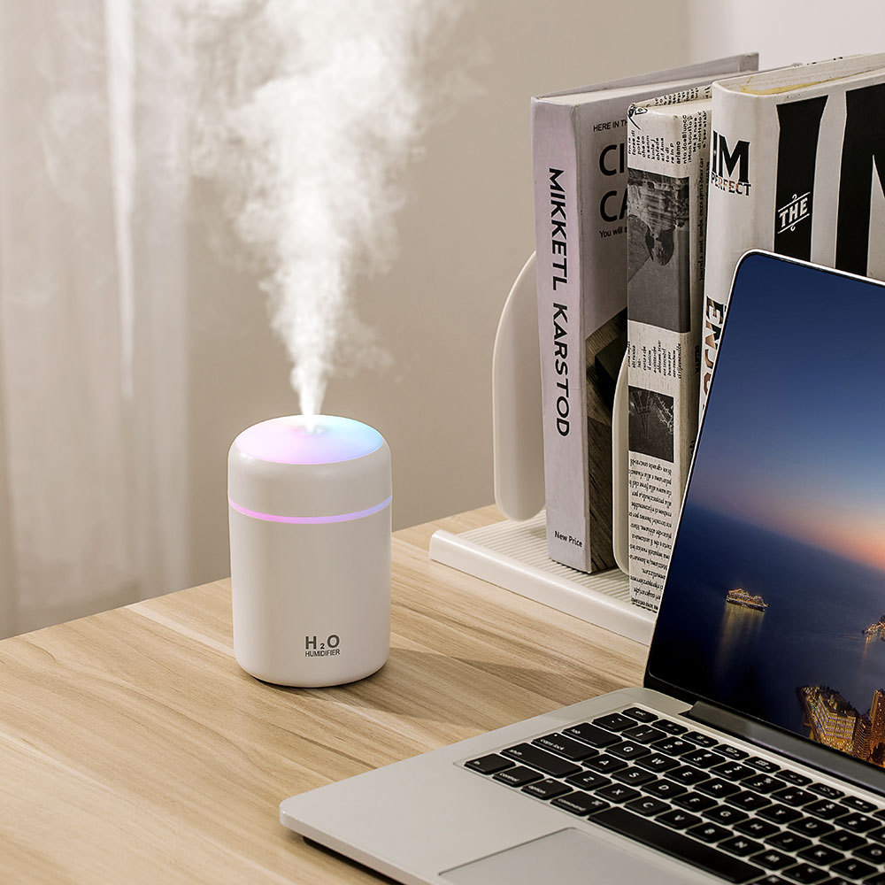 Humidificador de Coche con Forma de Taza Colorida, Luz Ambiental para el Hogar, Mini USB, Regalo, Luz Ambiental con Logotipo