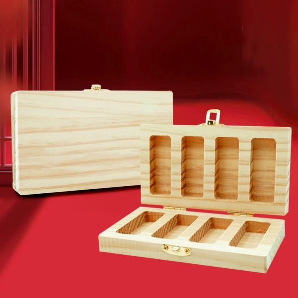 Solid wood model-4 bottles