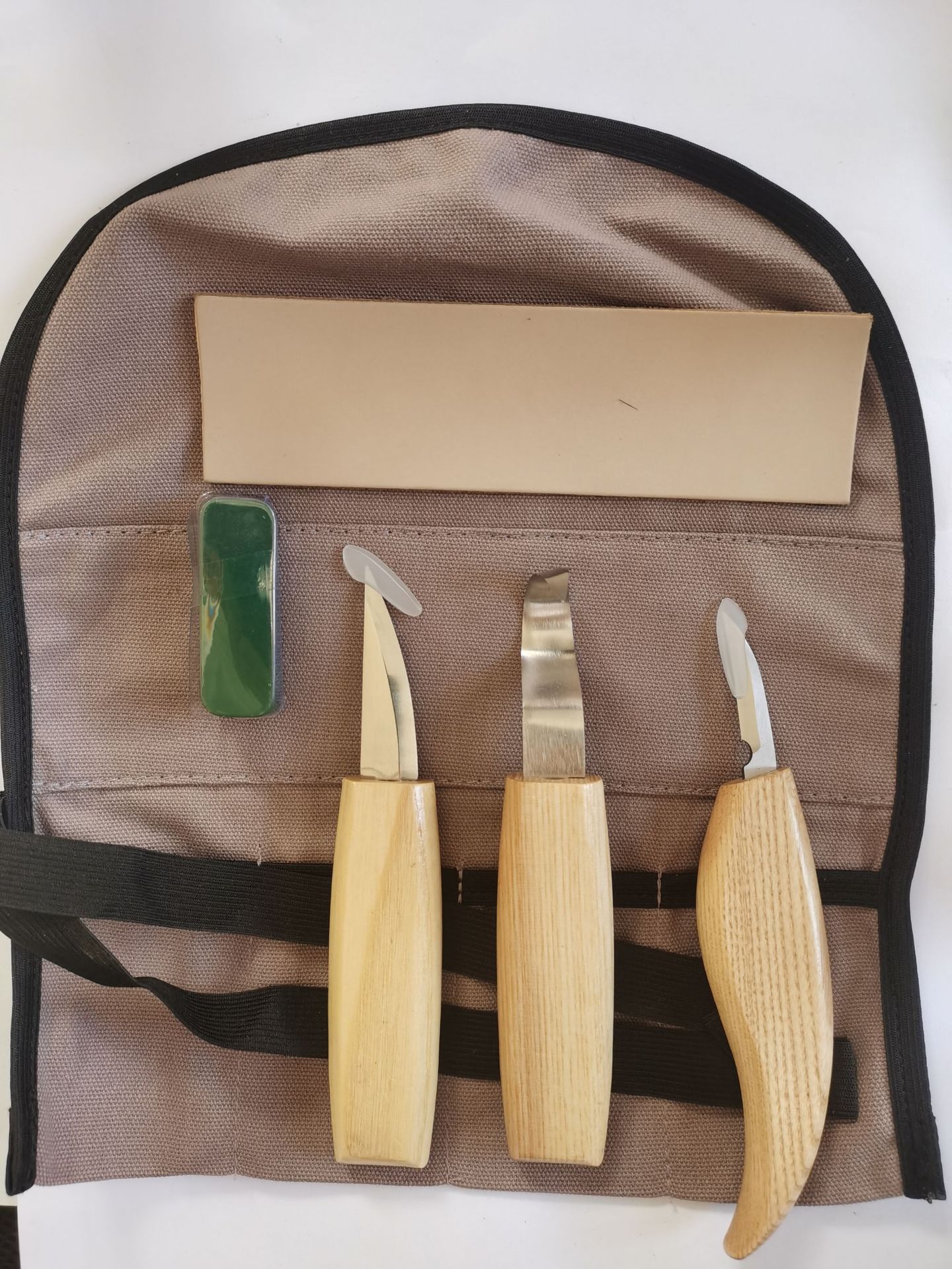 白蜡木雕刻刀套装工具手动木刻刀挖勺挖盘弯刀削木刀刮木刀7CR17