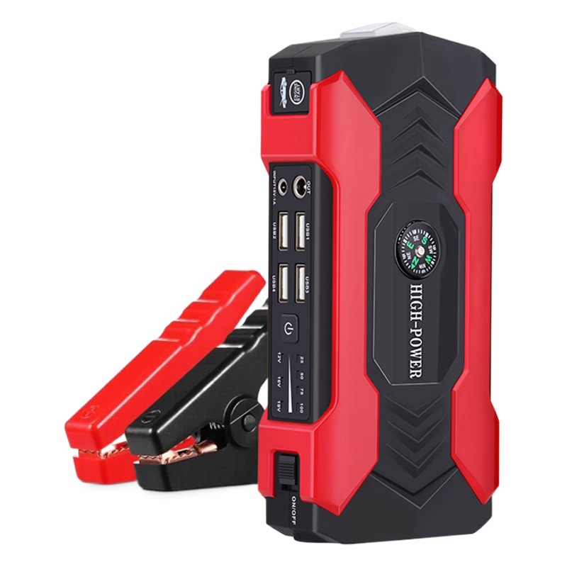 Coche arranque de emergencia potencia de arranque coche tesoro eléctrico 12V batería más ligero salto de arranque