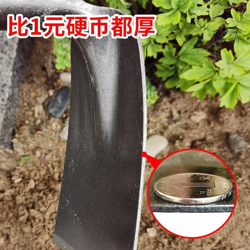 锄头家用除草农用工具锰钢老式农具锄草铲挖地小锄头种菜户外
