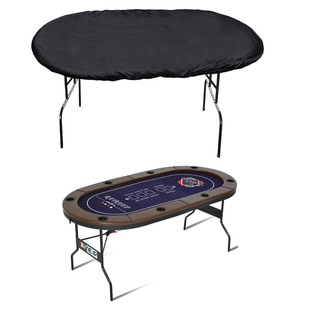 Xuzhou Baige Outdoor 210D Oxford Cloth Poker Table Cover Dustproof Game Table Cover Home Poker Table Protective Cover