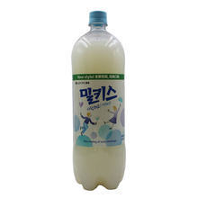 韩国进口乐天妙之吻乳味牛奶味碳酸饮料苏打汽水1.5L大瓶餐饮专用