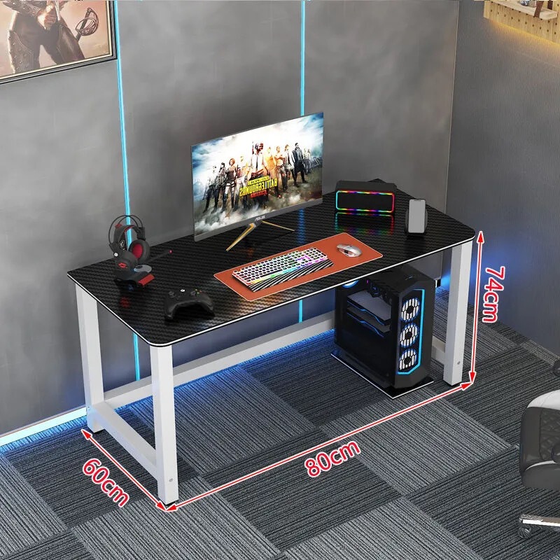 Light Luxury Computer Desk, Home Desk, Bedroom Writing Desk, Office Desk, Internet Celebrity Gaming Desk, Modular Assembly, Double-Person Gaming Desk