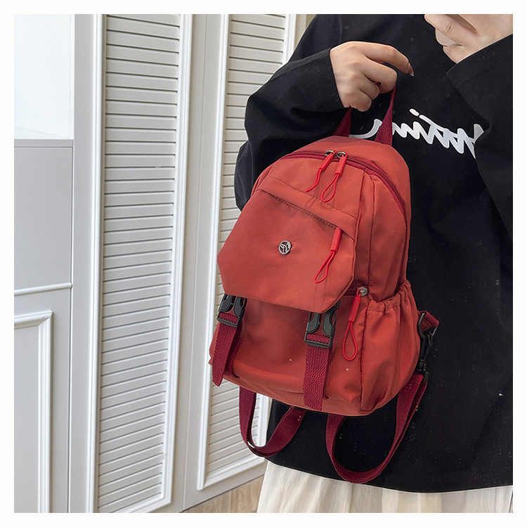 Large-capacity backpack 2025 new style casual Korean-style schoolbag, niche women's travel bag, class commuting bag undefined