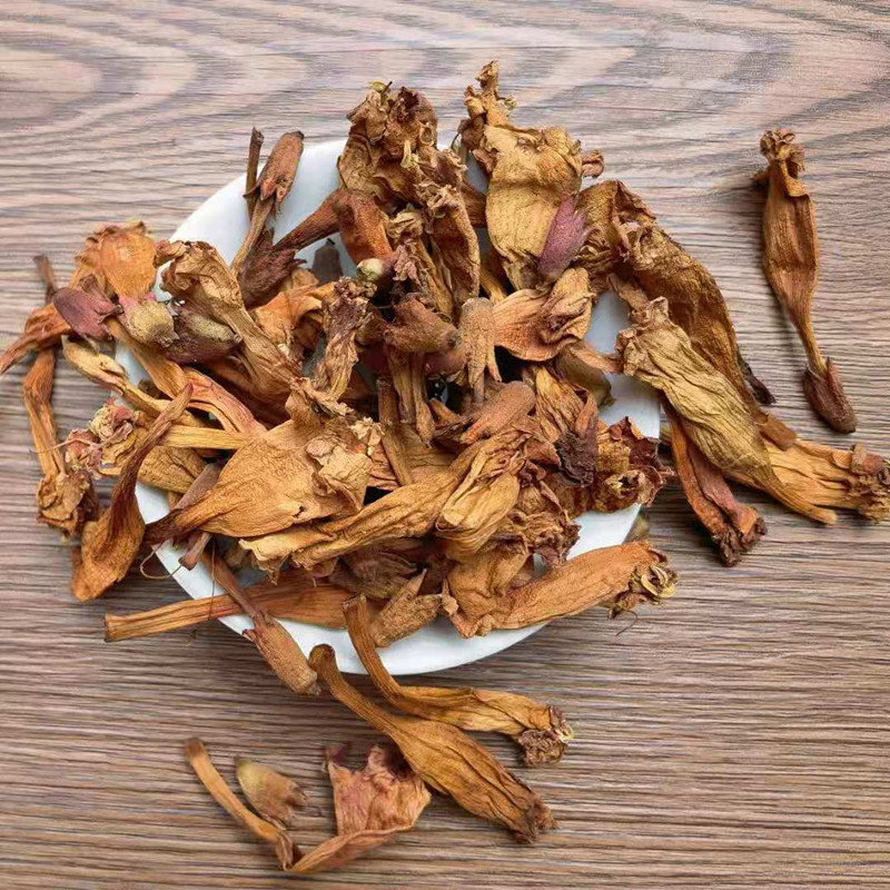 Dried Campsis Flower Ling Xiao Hua 凌霄花 Loose Chinese Herbal Flowers for Decoction and Tea quality and texture