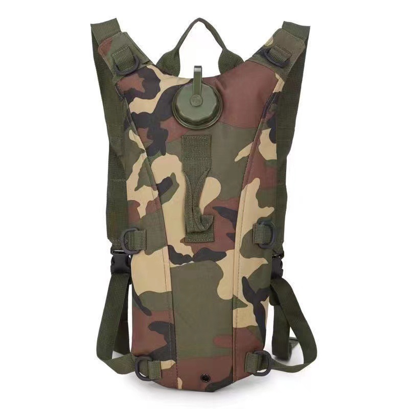 Bolsa de agua de 3L, mochila de camuflaje para exteriores, bolsa de agua de eva, para viajes, ciclismo, montañismo, táctica, práctica bolsa de agua potable