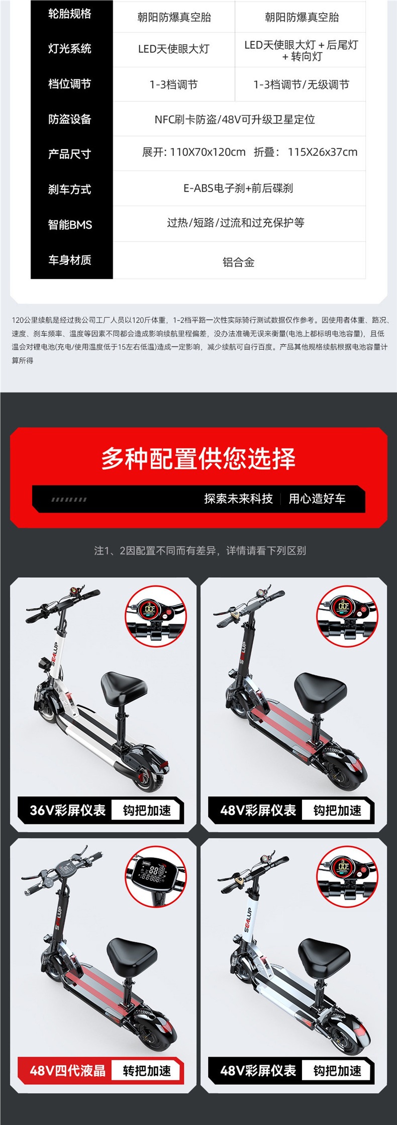 Hilop electric scooter, foldable electric vehicle, two-wheeled electric vehicle for personal use, small electric vehicle, mini electric battery-powered vehicle