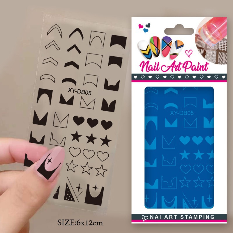 鋼板マニキュアプレート DIY ペイントマニキュア印刷転写テンプレート複雑な印刷鋼板マルチスタイルマニキュアツール|undefined