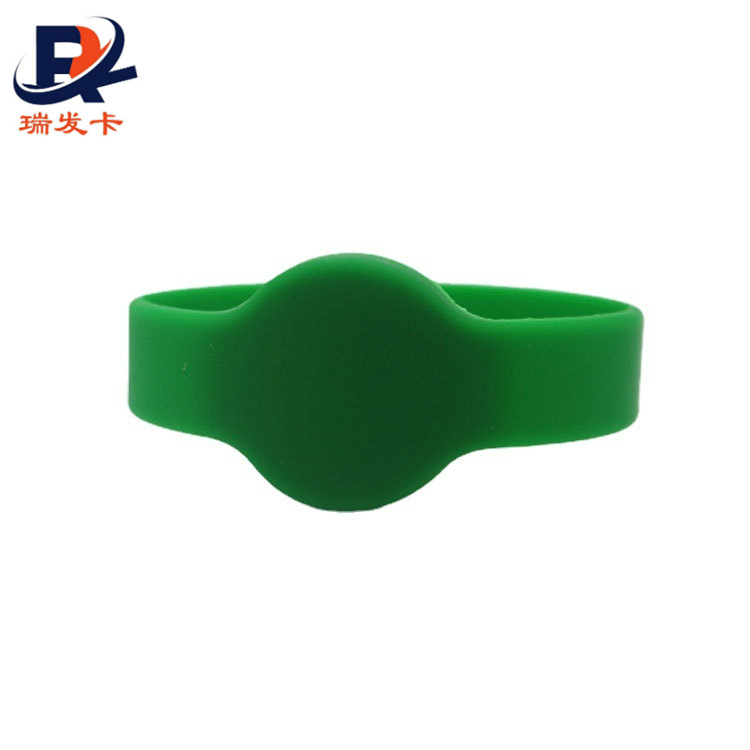 ID门禁钥匙卡RFID硅胶手腕带nfc温泉酒店洗浴手环pvc腕带logo