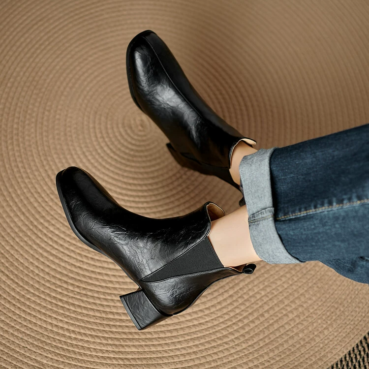 Low boots, ankle boots, (Cross-border trading), Korean style, plus size