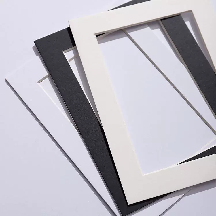 定做卡纸装裱相框内衬生产定1mm2mm3mm加厚裱画画框无酸卡纸相框