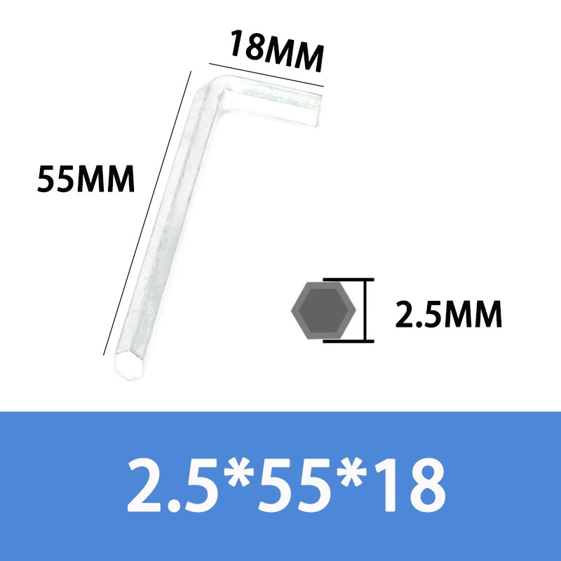 L -shaped disposable panel hand tools hexagonal screwdriver knife galvanized hexagonal hexagonal hexagon wrench