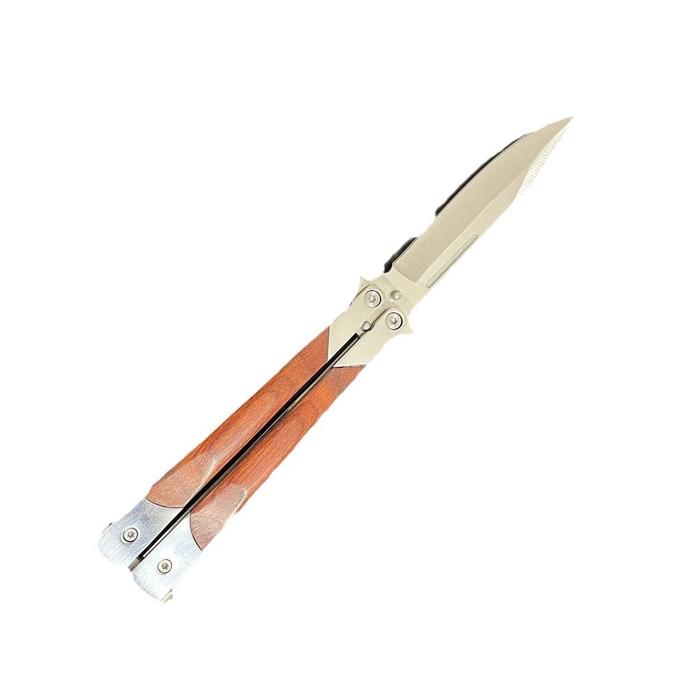 Ручной компактный travel‑игрушка из нержавеющей стали с бабочкой, подарок на день рождения