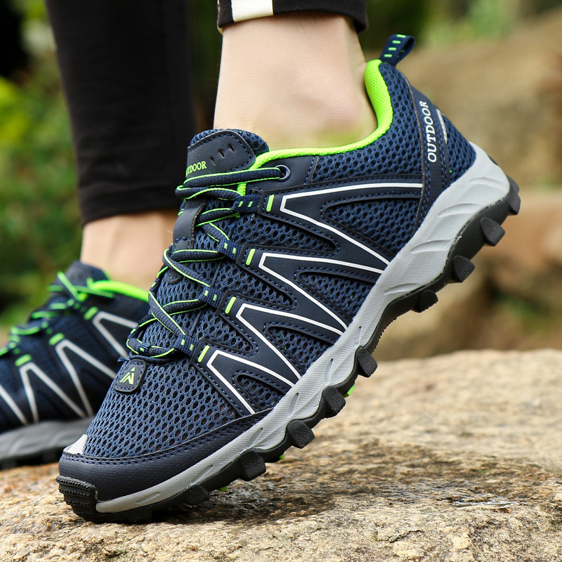 Verano EE.UU. comercio exterior malla transpirable al aire libre zapatos de montaña zapatos de senderismo antideslizantes para hombres y mujeres zapatos de entrenamiento de agua zapatos deportivos