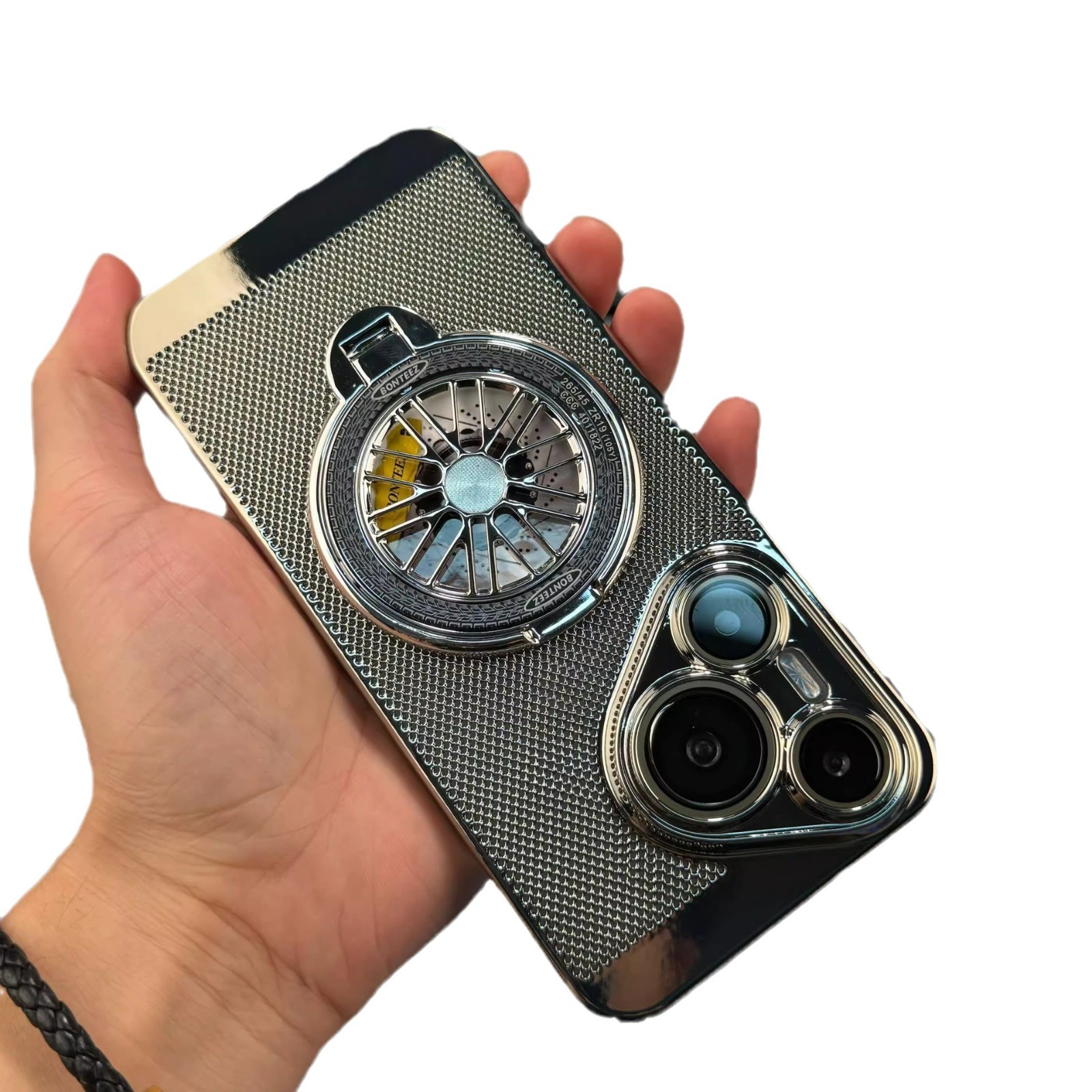 Shell de disipación de calor permeable a la atmósfera galvanizada para Huawei P70PRO caso de teléfono móvil soporte giroscópico de absorción Mate60Pro caso duro