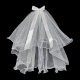 Veil license marriage proposal registration photo props bride main wedding dress headdress night market stall children princess wind hair accessories