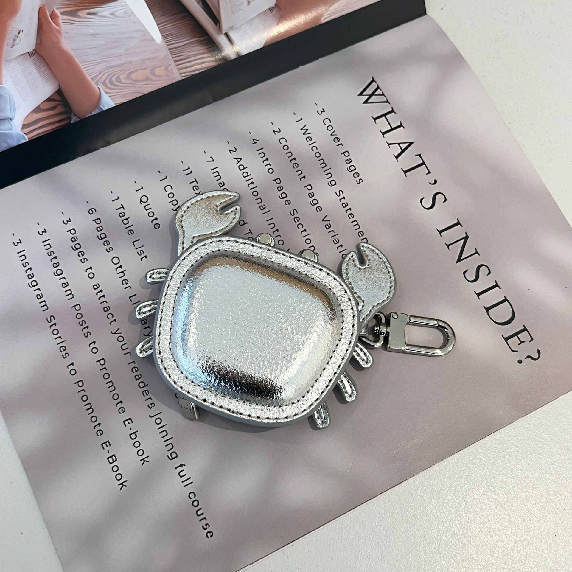 크랩 실버 선물 상자