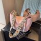 Canvas Bag Women's 2025 New Spring and Summer Fashion Dumpling Bag Casual Sports Broadband Shoulder Crossbody Bag Women's Bag