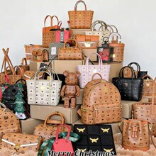 MC家真皮女包大牌双肩包奢侈品包子背包母托特菜篮子波士顿枕头包