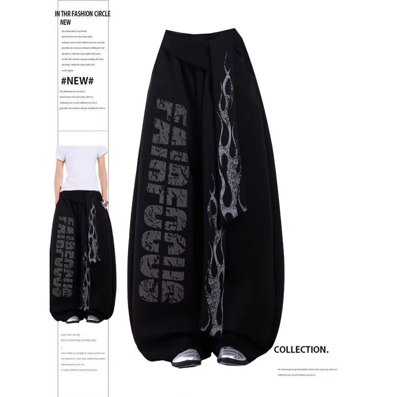 Summer Vintage Distressed Camouflage Ripped Large Pocket Denim Cropped Pants Men's Trendy Ins Simple Design Over-The-Knee Pants