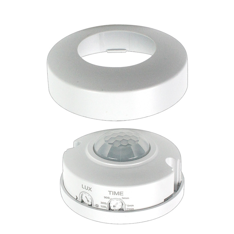 AC110-220V明暗装人体感应开关大功率可调光敏/延时人体开关