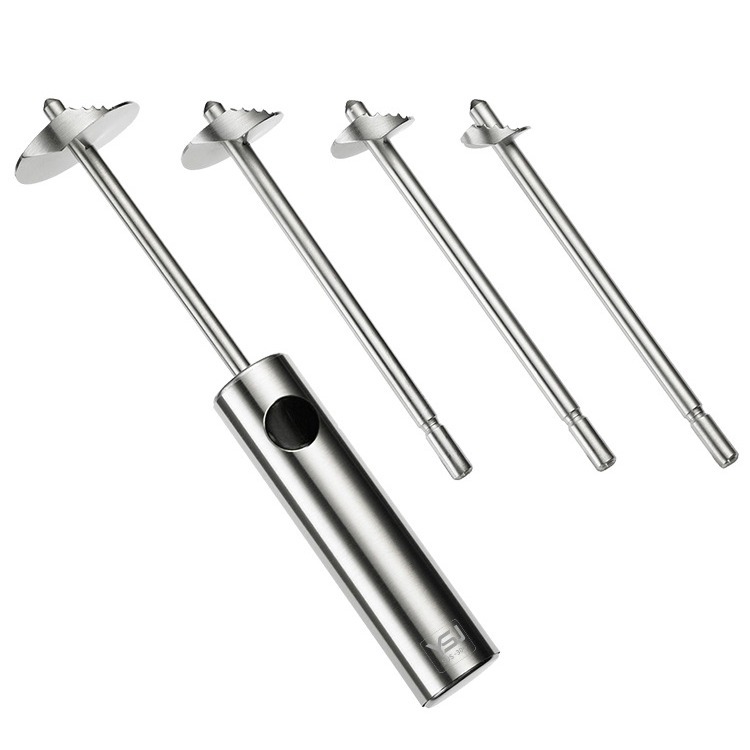 304 de acero inoxidable de la máquina de extracción de vegetales agujero de excavación artefacto núcleo herramienta de tracción cortador de vegetales