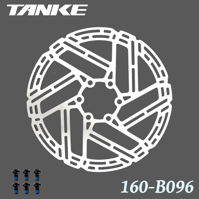 碳客TANKE自行车碟片 160mm炫彩山地车碟盘镂空不锈钢六钉刹车片|undefined