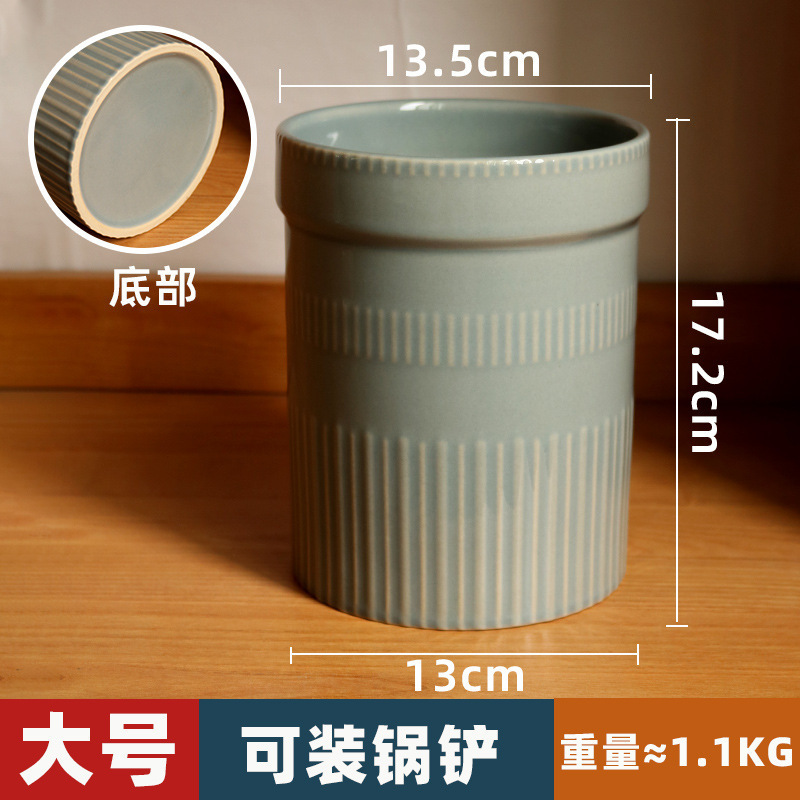 【超有质感】筷子筒陶瓷筷子架家用厨房沥水收纳置物架筷盒可淋水|undefined
