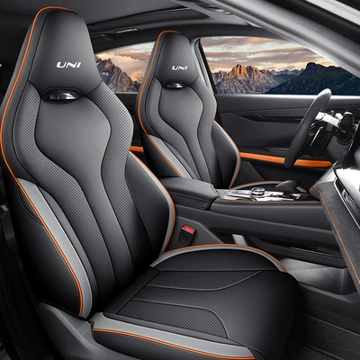 Sports Version Special Seat Covers, Modelə uyğun (Original) oturacaq örtükləri - black-gray-standard-edition-note-model-year-rear-all-inclusive