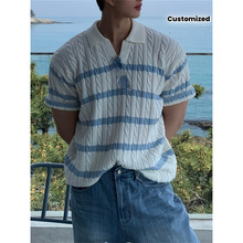 T 71942 Muscle fit men's fold collar POLO �����е��� POLO ��