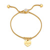 Fashionable bracelet stainless steel for St. Valentine's Day, European style, simple and elegant design, Birthday gift