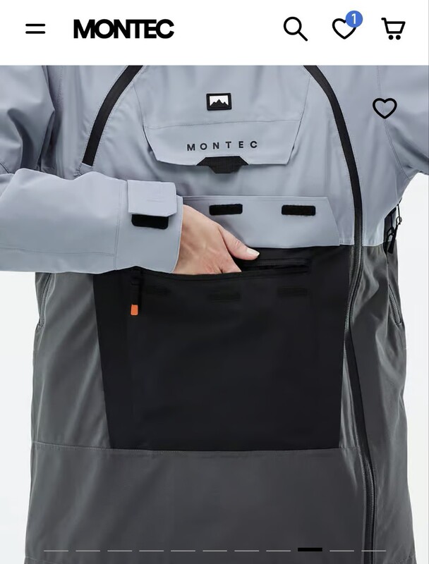 Exported to Northern Europe Montec Snowboard Jacket with Double Zipper Design and Functional Snow Coat