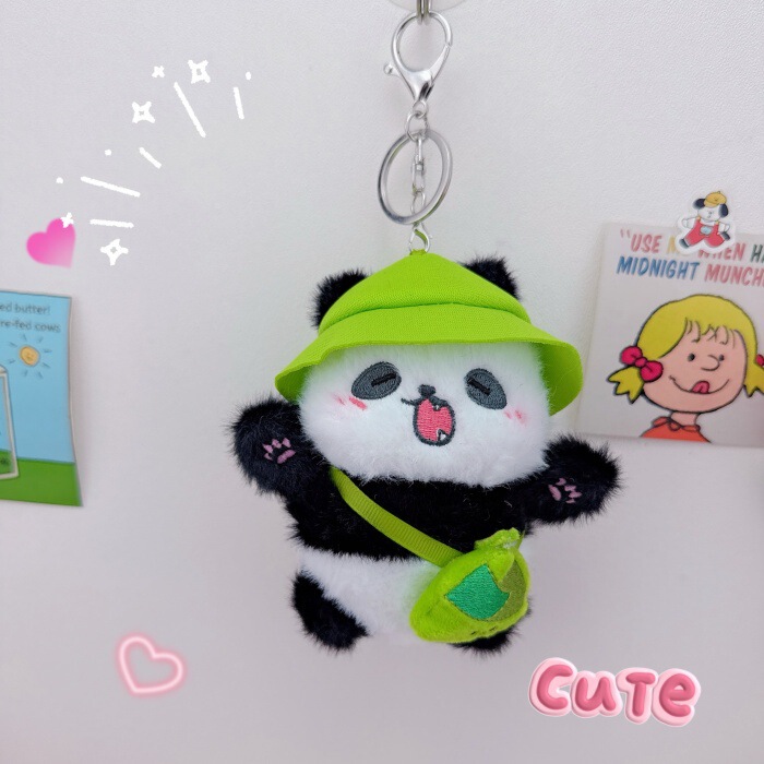 かわいい斜めショルダーバッグちまきのパンダのキーホルダーのペンダント|undefined