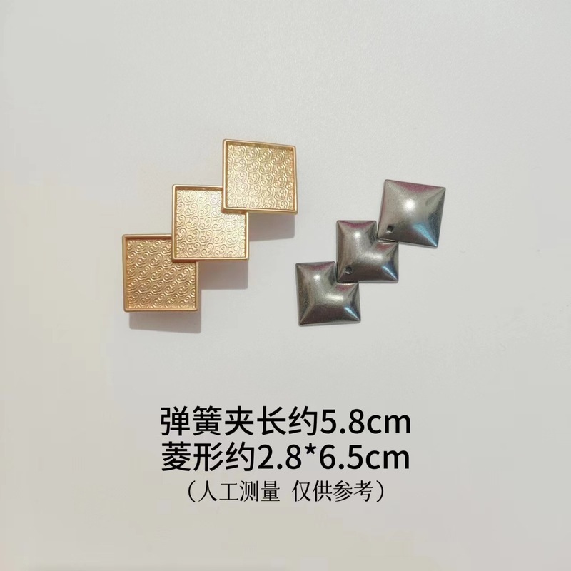 宋錦ヘアピンベース胚蝶サイドクリップ愛圧力クリップベースアクセサリー diy 貝殻クリップ合金ジュエリー|undefined