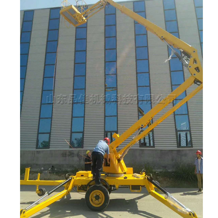 户外工程机械设备 柴油自行式升降平台 园林市政曲臂高空作业车