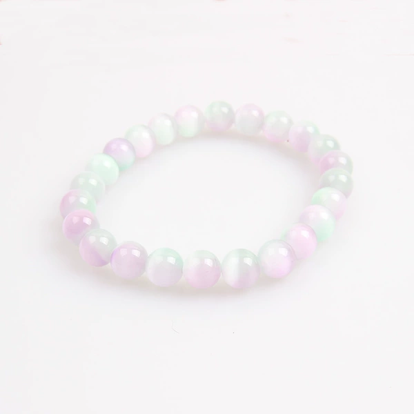 Bracelet natural stone, cat's eye, 8mm
