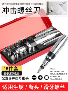 Flathead, Phillips, and Hex Impact Screwdriver Bits