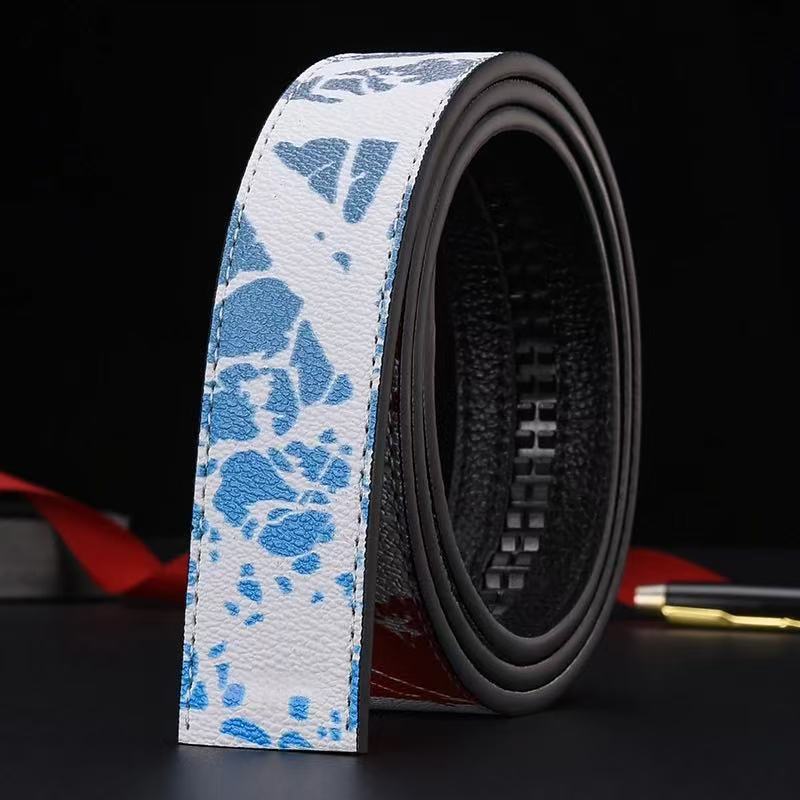 新しいスタイルのベルトファッションメンズレザーベルト PU ビジネストレンドカジュアル多用途レター落書きドロップシッピング卸売|undefined