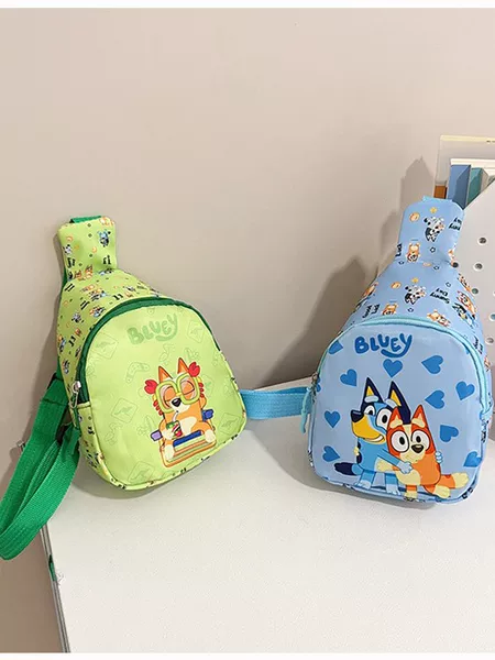 2026 New Children's Bag Japanese Cartoon Shoulder Crossbody Bag Cute Baby Travel Storage Bag Boys and Girls Chest Bag