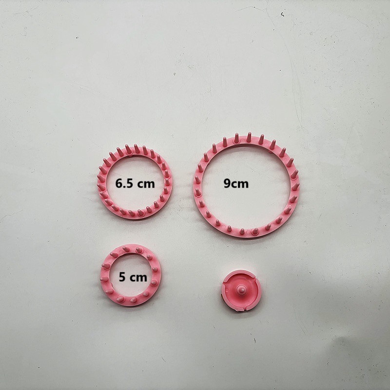 DIY编み道具スクエア编み器毛糸编み器毛糸编み花ボール作り器フラワーネットスクエア编み器|undefined