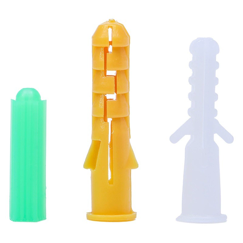 Пластиковая трубка расширения нейлон пластиковая резиновая пробка 6 мм расширенная геккон пробка маленький желтый горбыль желтый зеленый белый M6/M8